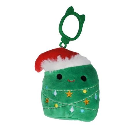 Squishmallows 3.5 Inch Clip-On Andy the Christmas Tree