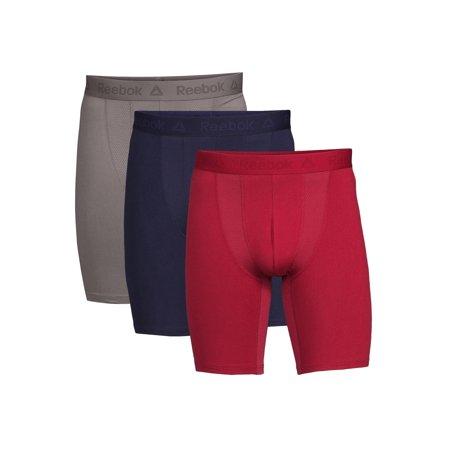 3 Pack Tech Comfort Long Leg Boxer Briefs by Reebok - XL