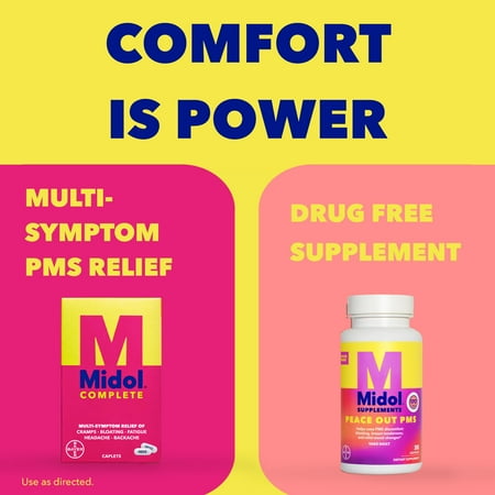 Midol Supplements 30 Count *Exp 2026/01* *Packaging Damaged*