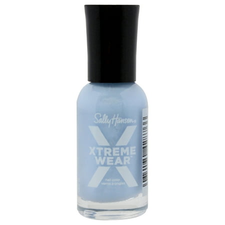 Sally Hansen Xtreme Wear Nail Polish, Babe Blue, 0.4 fl oz, Chip Resistant, Bold Color