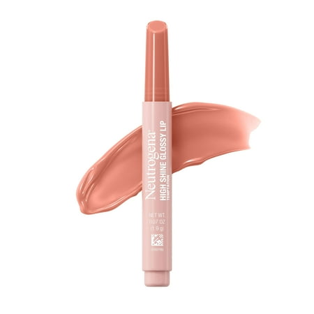 Neutrogena High Shine Glossy Lip with Vitamin E, Temptation, 0.07 oz