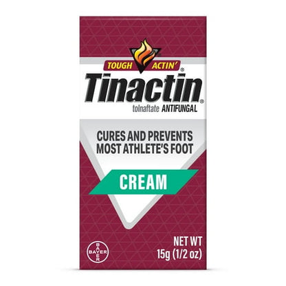 Tinactin Tolnaftate Athlete's Foot Treatment Antifungal Cream, 15G Tube *Exp 2026/07