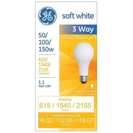 GE 25-Watt Crystal Clear T10 Bulb, 1-Pack