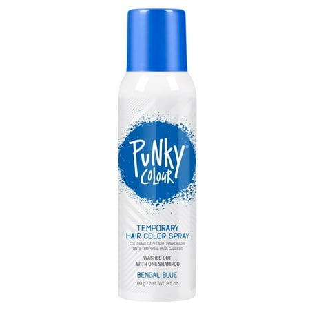 Jerome Russell B Wild Temporary Color Spray, Bengal Blue, for All Ages, 3.5 oz
