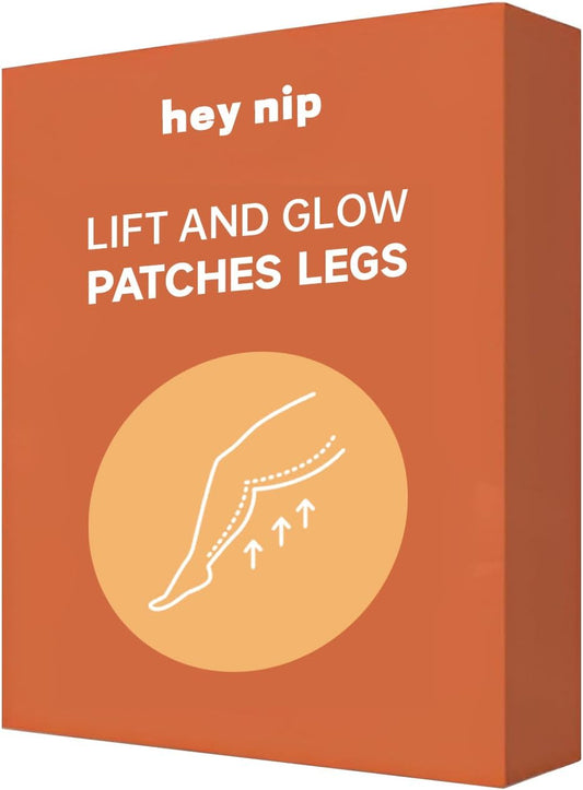 2025NEW Hey Nip Thigh Lift, Hey Nip Lift and Glow,For loose skin on legs  Thighs, Arms, Body Invisible | Waterproof | Sweat-Proof (1BOX-4.7 x7 )