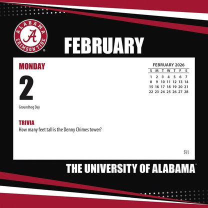 Turner Sports - Alabama Crimson Tide 2026 Box Calendar - Multicolor