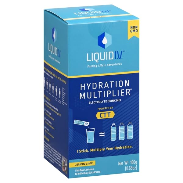 Liquid I.V., Electrolyte Drink Mix Lemon Lime, (BB Apr 29 2027)