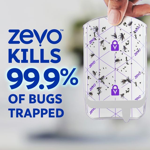 Zevo Flying Insect Traps, 2 Traps & 2 Cartridges