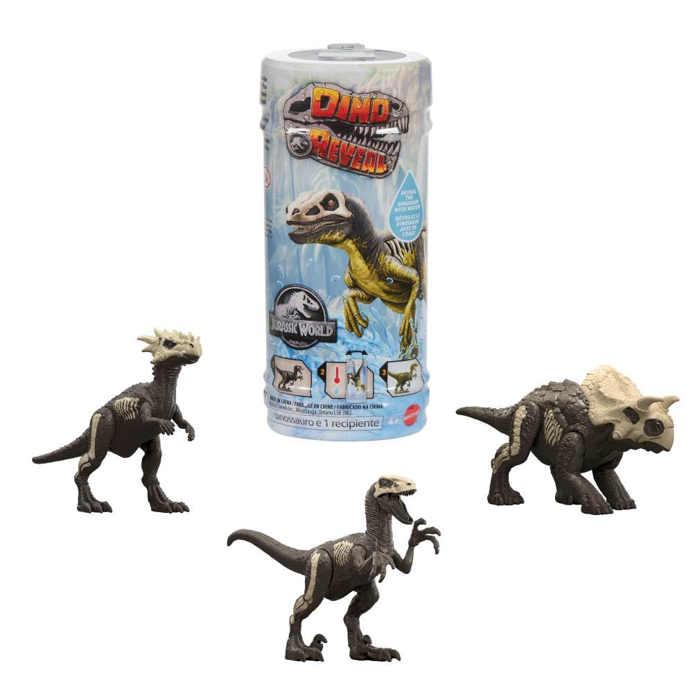 Mattel Jurassic World Dino Reveal Dinosaur Toy (Species Vary)