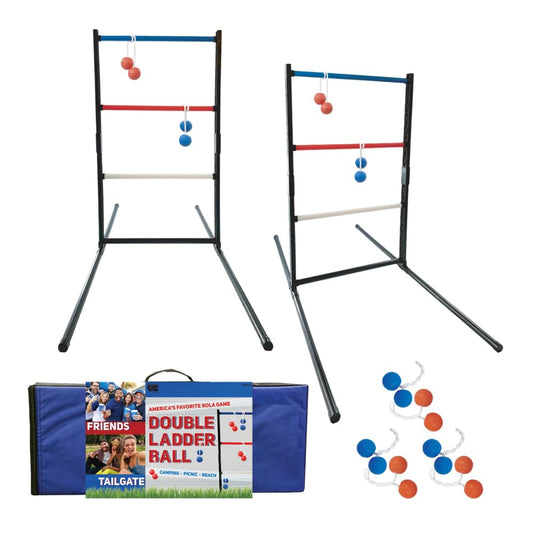 Double Ladder Ball Indoor Outdoor Ladderball Game Set