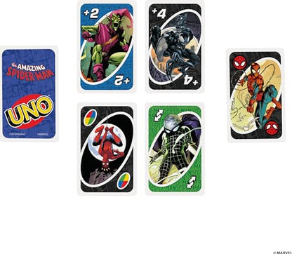 Mattel Games UNO The Amazing Spider-Man Card Game