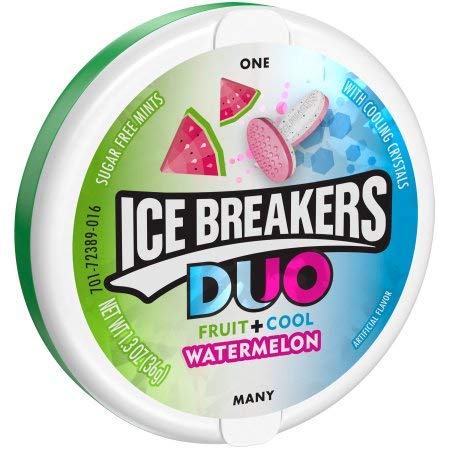 ICE BREAKERS DUO Watermelon Mints BB 02/2028