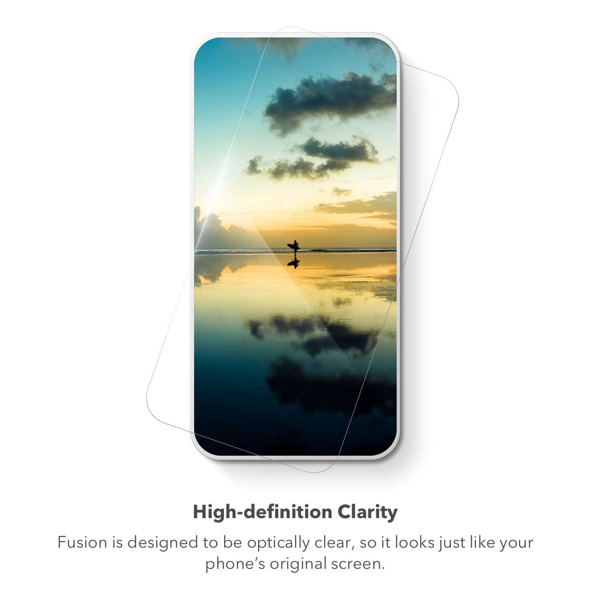 ZAGG InvisibleShield Fusion Curve with D3O for Samsung Galaxy S22 Ultra