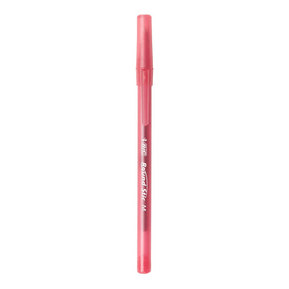BIC Round Stic Xtra Life Red Ballpoint Pens, 10-Count Pack