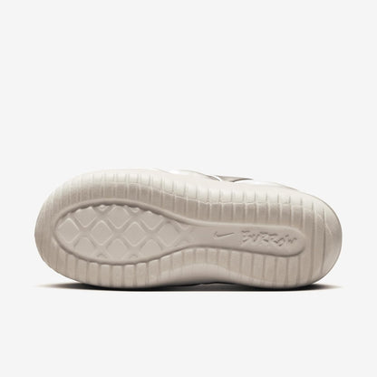 7 Women's Nike Burrow SE Slippers in Grey/Metallic/Metallic SIlver