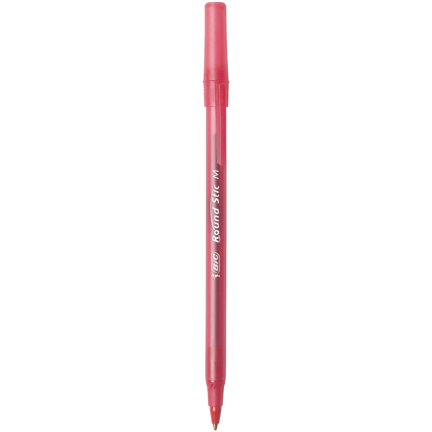 BIC Round Stic Xtra Life Red Ballpoint Pens, 10-Count Pack