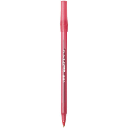 BIC Round Stic Xtra Life Red Ballpoint Pens, 10-Count Pack