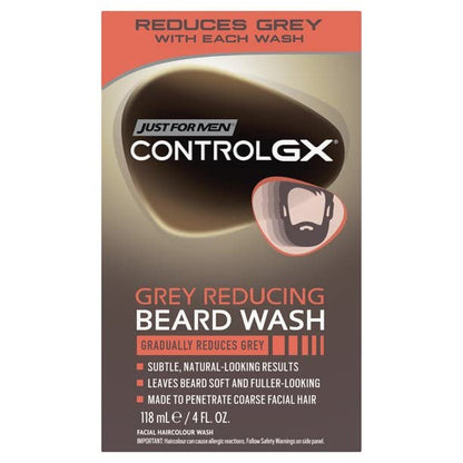 Just for Men, Controlgx Grey Reducing Beard Wash, 4 Oz