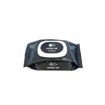 Level Up Menthol Face & Body Wipes 30 ct
