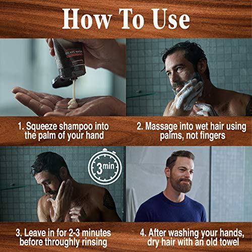 Just for Men, Controlgx Grey Reducing Beard Wash, 4 Oz