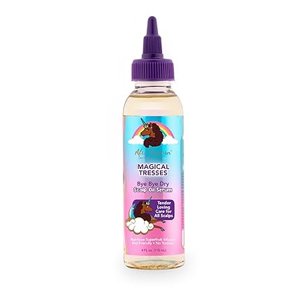 by Afro Unicorn - Bye Bye Dry Scalp Serum - Soothing, Moisturizing, and Frizz-Eliminating Hair Serum for All Textures and Scalps, 12 fl oz