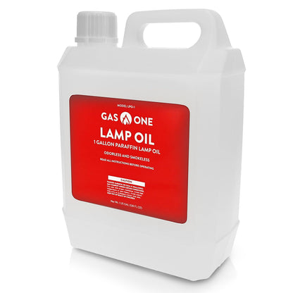 GasOne Liquid Paraffin Lamp Oil – 1 Gallon (128oz)