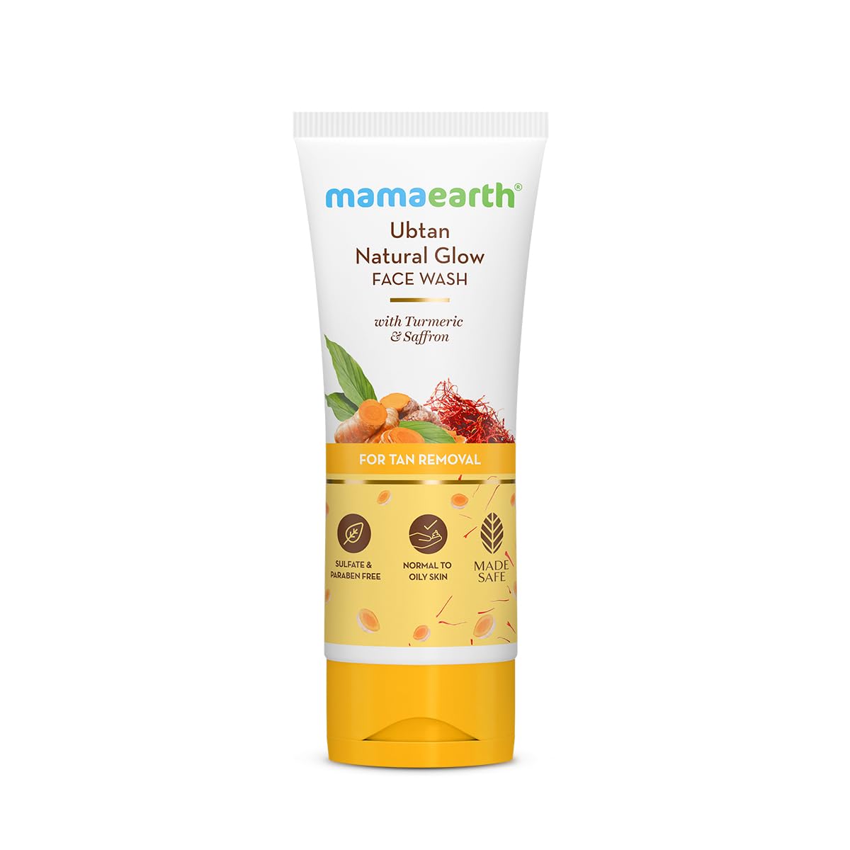 Mamaearth Ubtan De-Tan Face Wash 3.38 oz