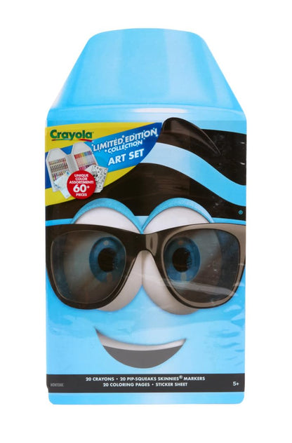 Crayola Coloring Set with Limited Edition Blue Art Case