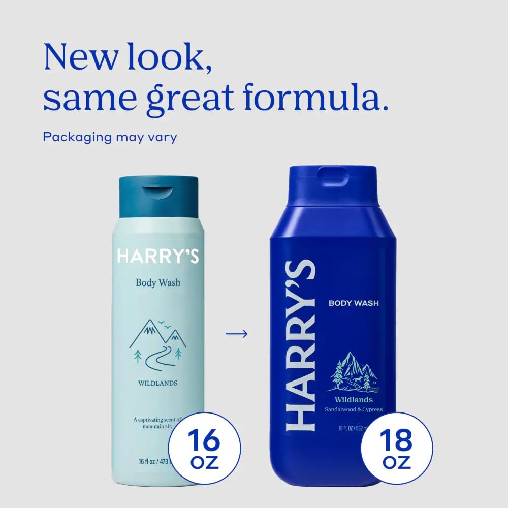 Harry's Wildlands Body Wash 16 oz