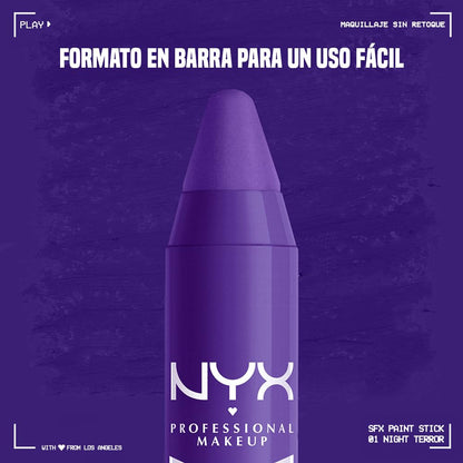 NYX Professional SFX Face & Body Paint Sticks Night Terror Blue
