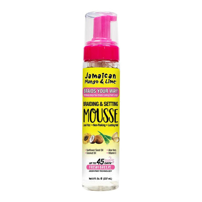 Jamaican Mango & Lime Braiding & Setting Mousse 8 oz