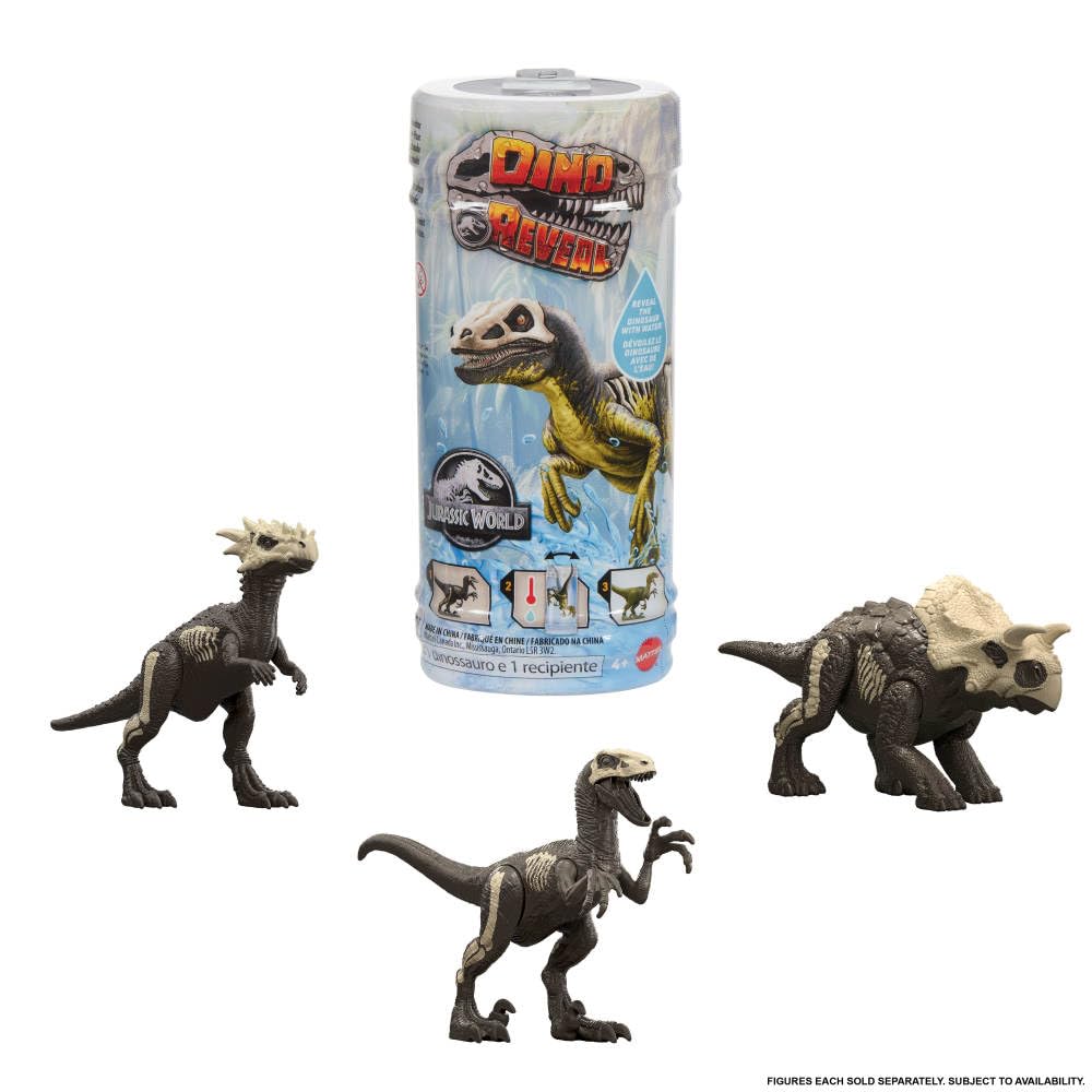 Mattel Jurassic World Dino Reveal Dinosaur Toy (Species Vary)