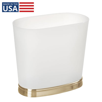 iDesign Slim Bathroom Trash Can