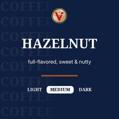 Victor Allen's Coffee Hazelnut Flavored, Medium Roast, 42 Count, Single Serve Coffee Pods for Keurig K-Cup Brewers