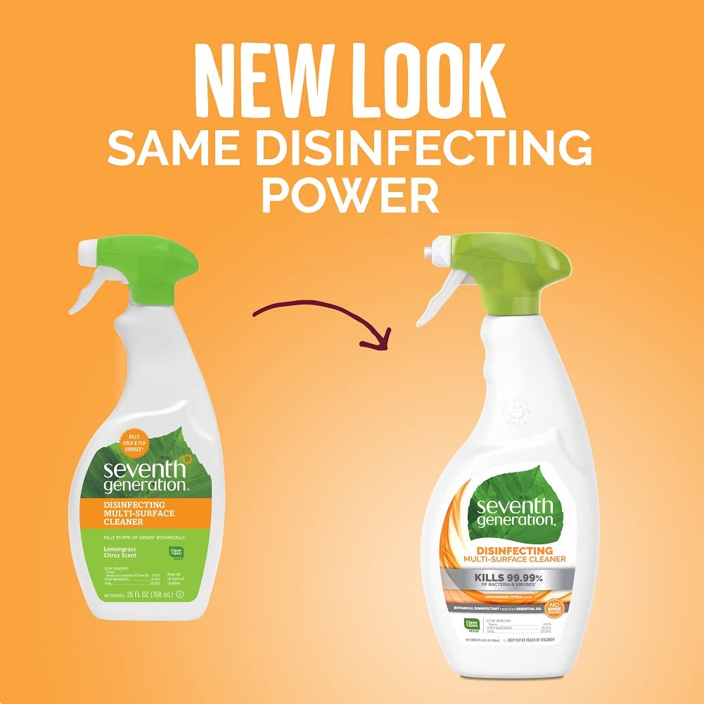 Seventh Generation Botanical Disinfecting 26 oz Spray Bottle