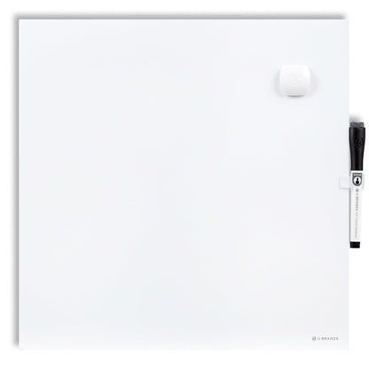 Magnetic Dry Erase Board White Board, 14" x 14"