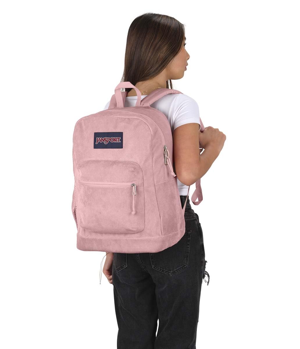 JanSport Cross Town Plus Remix Backpack, Misty Pink Corduroy