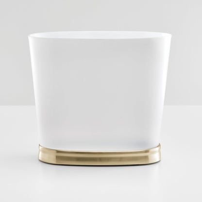 iDesign Slim Bathroom Trash Can
