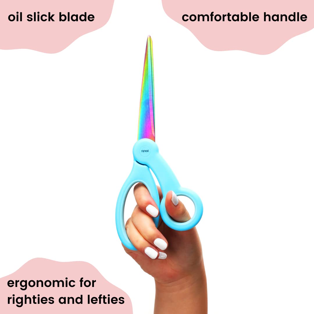 Yoobi™ Adult Scissor Blue Oil Slick