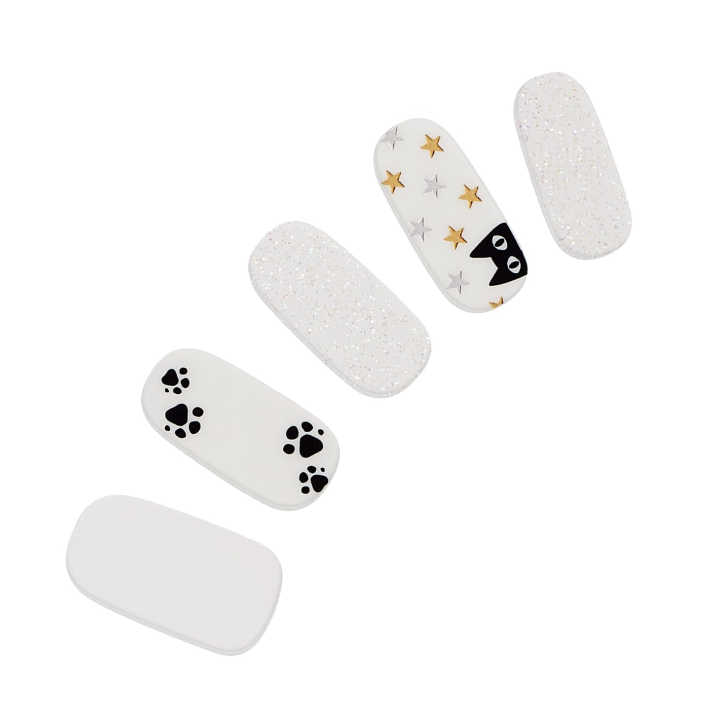 Dashing Diva Gloss Nail Strips - Tangled Up | UV Free, Chip Resistant, Long Lasting Gel Nail Stickers | Contains 32 Nail Wraps, 1 Prep Pad, 1 Nail File