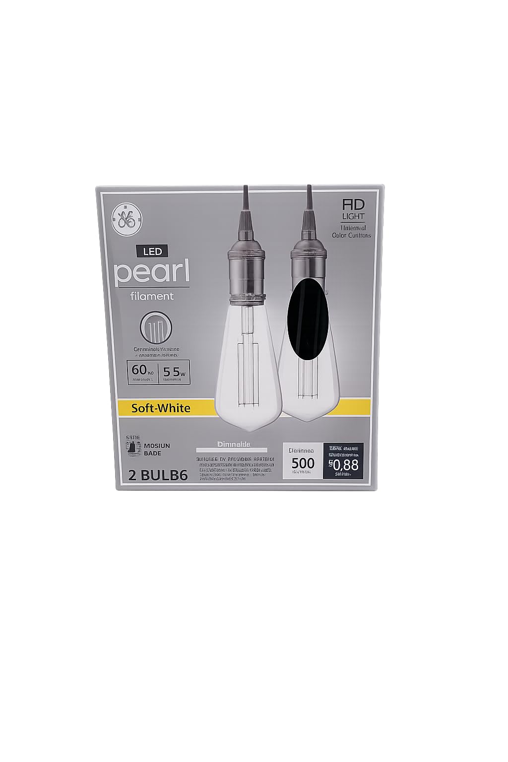 60.0-Watt Soft White Dimmable Bulb 2-Pack
