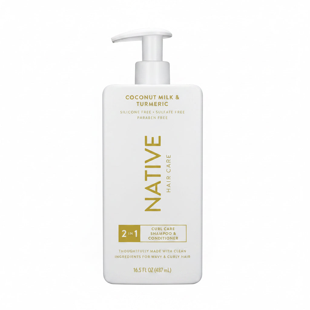 Native Curl Care 2-in-1 Men's Shampoo & Conditioner