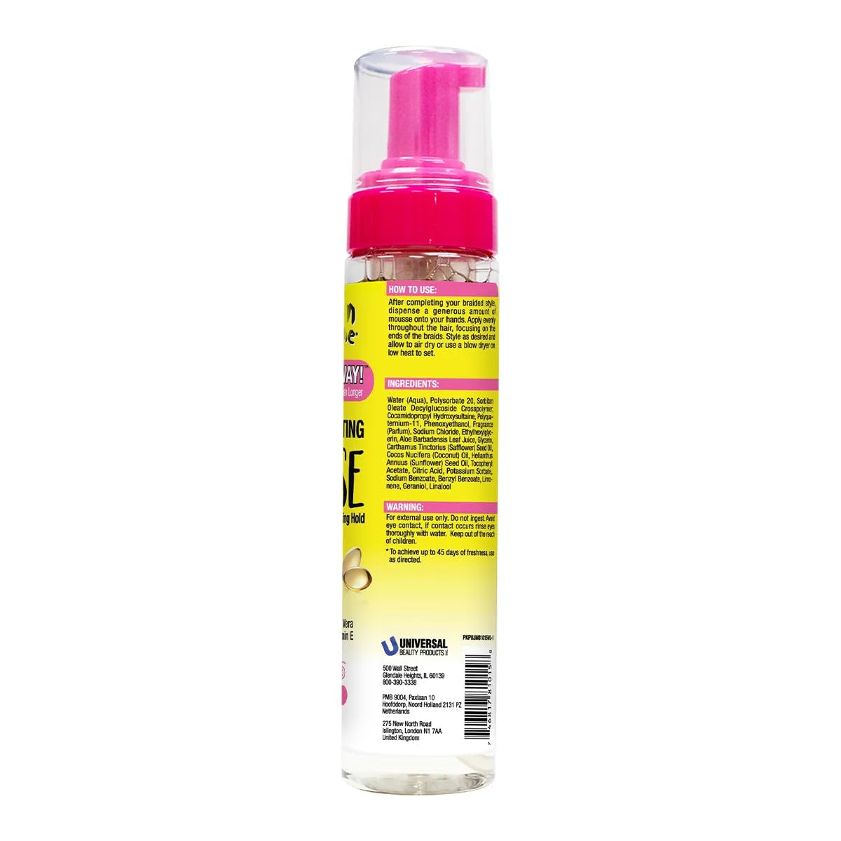 Jamaican Mango & Lime Braiding & Setting Mousse 8 oz