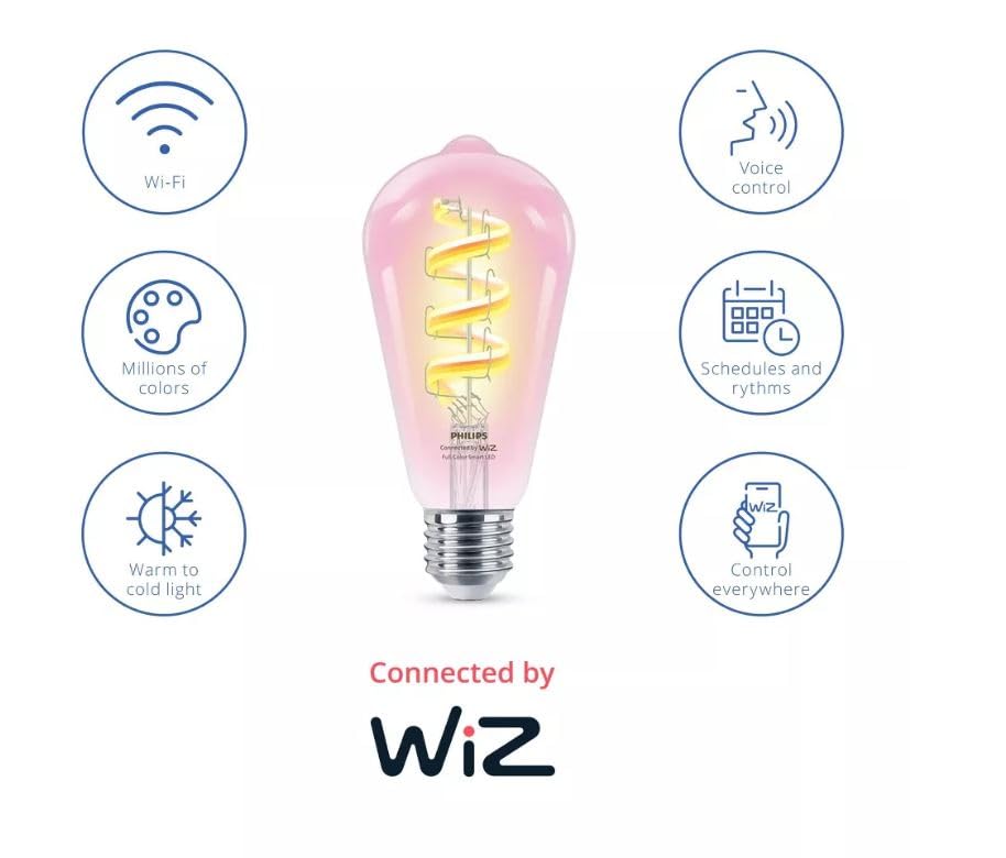 Philips Amber ST19 25W LED Bulb Full Color 2100K