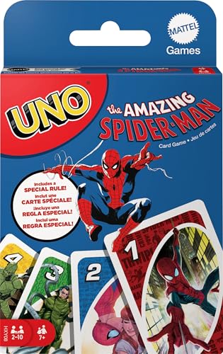 Mattel Games UNO The Amazing Spider-Man Card Game