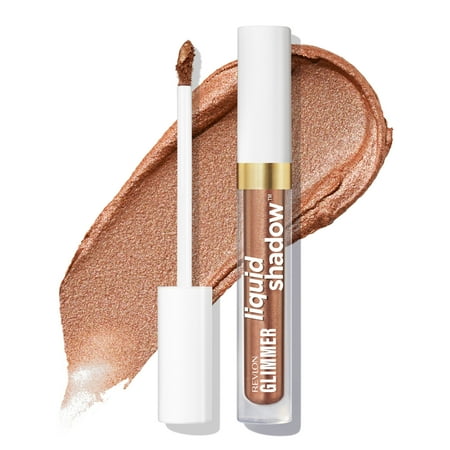 Revlon Glimmer Liquid Shadow, Shimmer Eyeshadow Makeup, 203 Spaced Out, 0.10 fl oz
