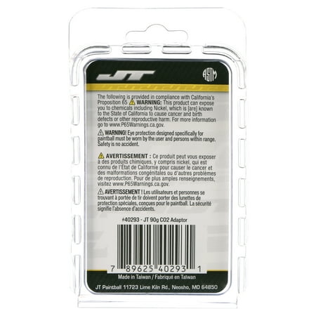 JT Paintball CO2 Air Tank Adaptor for 90g or 88g Paintball Markers