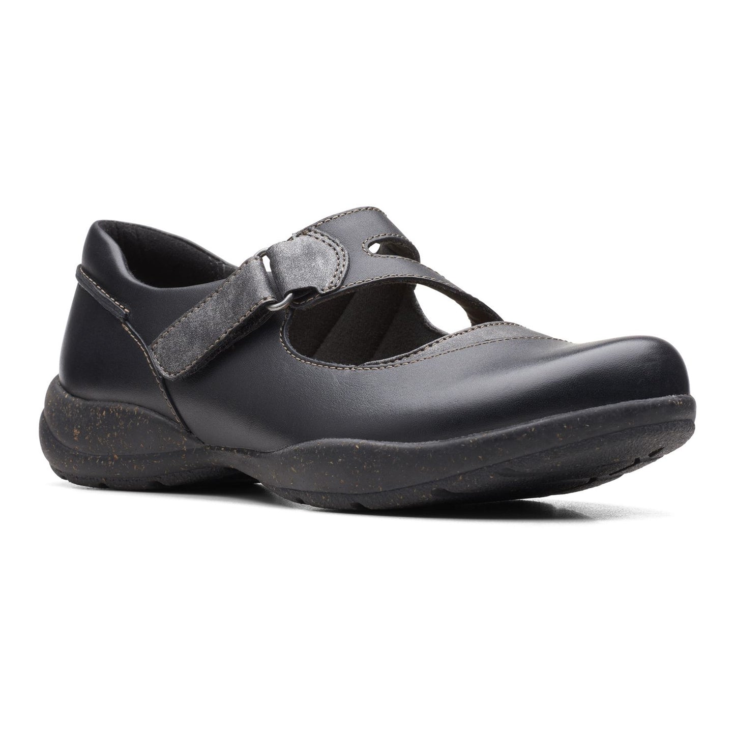 Women's 6 M Clarks Roseville Jane Mary Jane Shoes Black *Damaged Box*