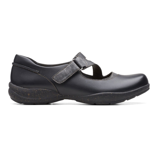Women's 6 M Clarks Roseville Jane Mary Jane Shoes Black *Damaged Box*