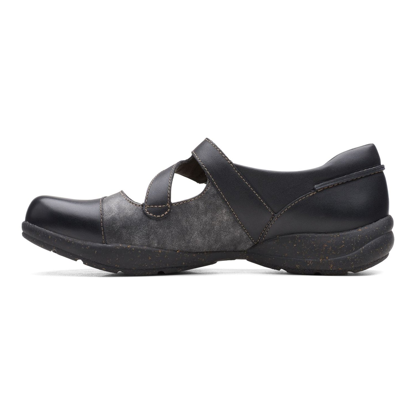 Women's 6 M Clarks Roseville Jane Mary Jane Shoes Black *Damaged Box*